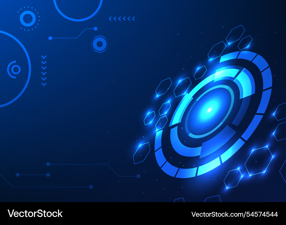 Abstract technology background circle Abstract technology background circle vector image