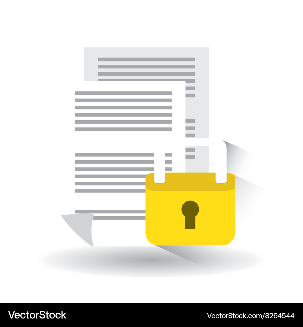 Security system design vector image