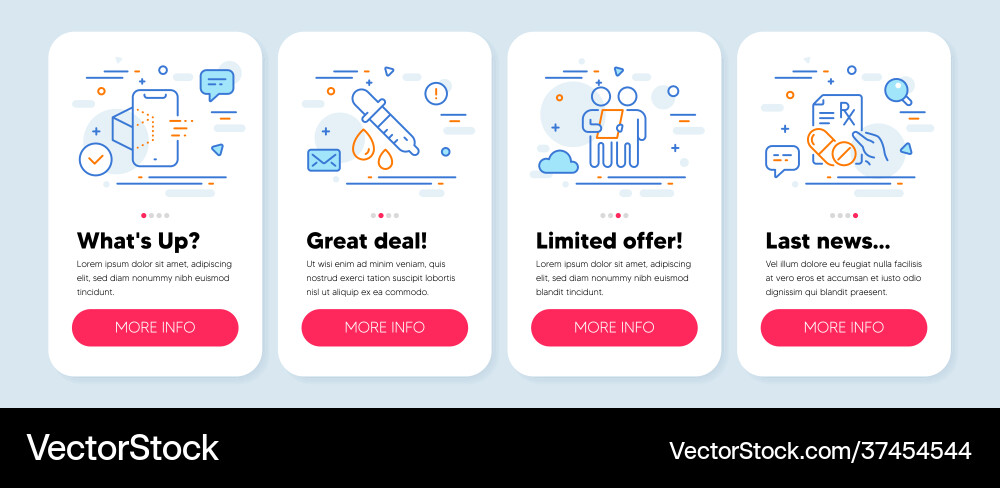 Set science icons such as survey augmented Set science icons such as survey augmented Vector Image