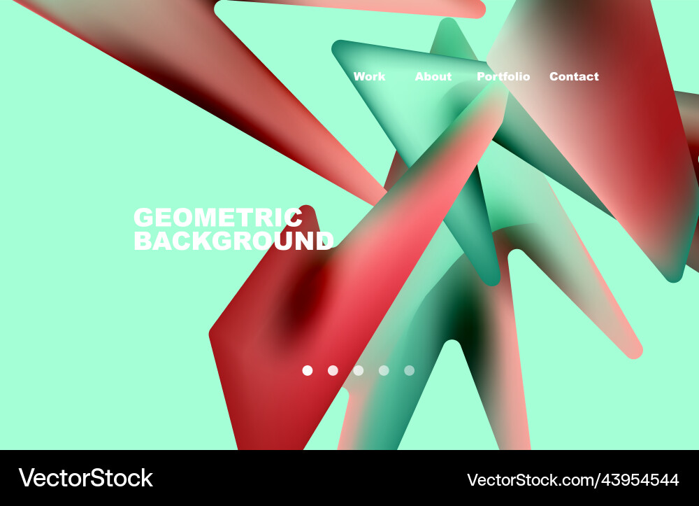 Shards shape composition abstract background web Vector Image