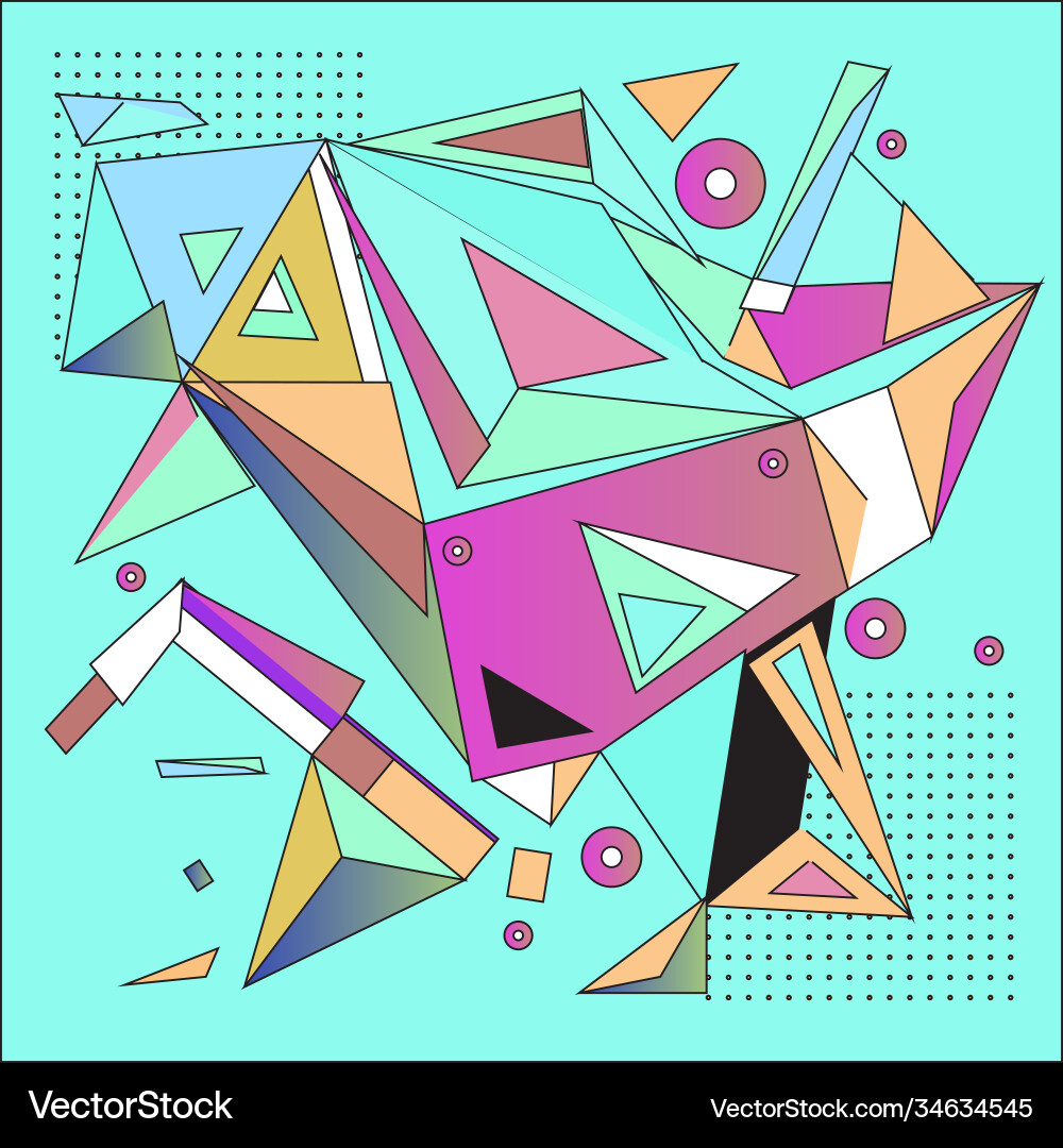 Abstract modern triangles background pattern Abstract modern triangles background pattern vector image