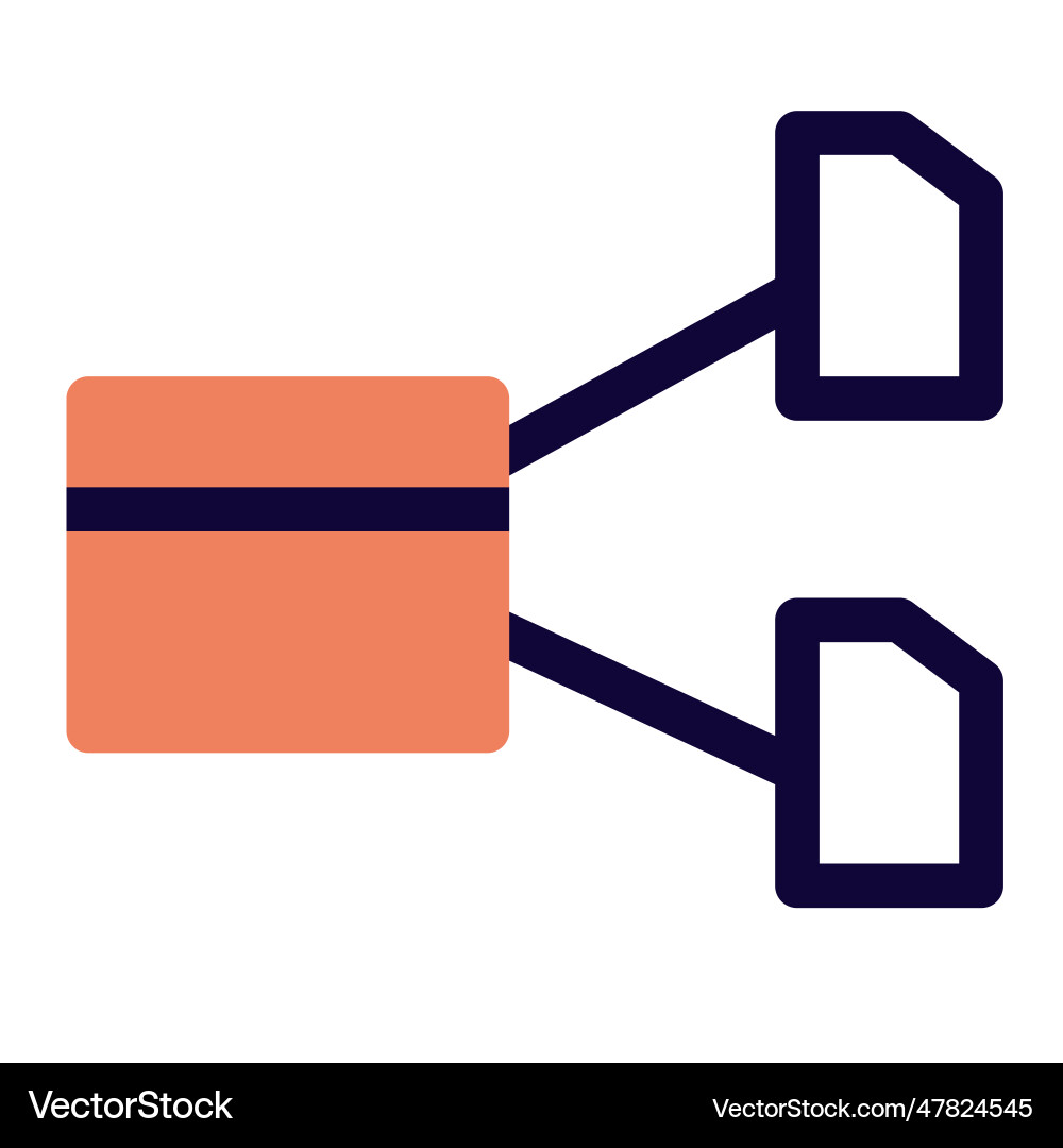 Data mapping via artificial intelligence vector image