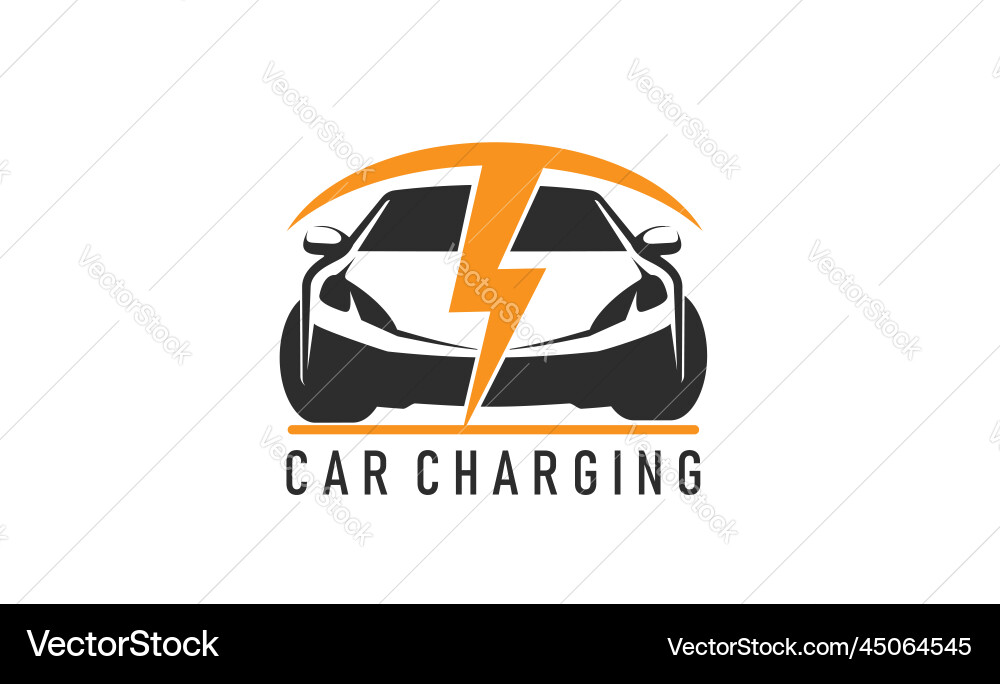 Electric car charge service icon charging parking Electric car charge service icon charging parking vector image