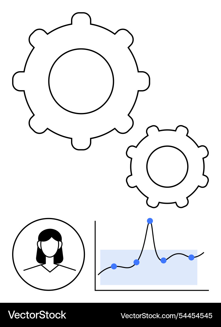 Evolution of technical efficiency and data-driven Vector Image