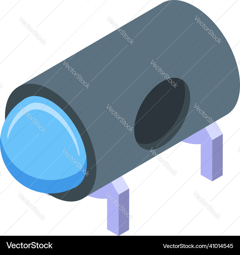 Modern dog kennel icon isometric house Modern dog kennel icon isometric house vector image