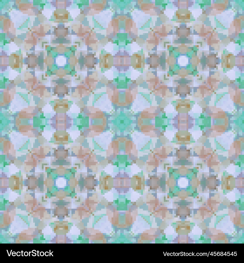 Pixel mosaic seamless pattern design repeat Pixel mosaic seamless pattern design repeat vector image