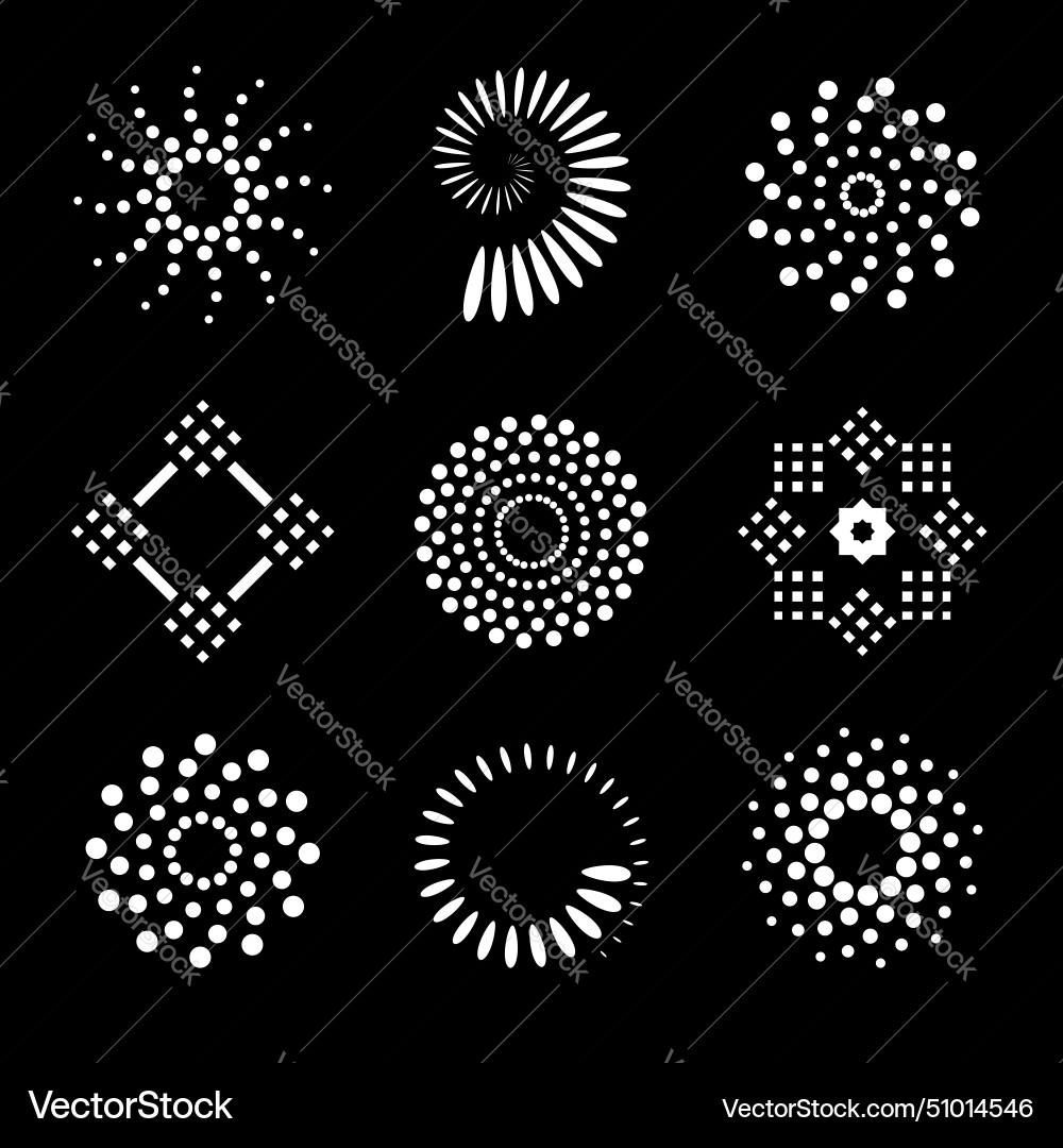Design elements set Vector Image