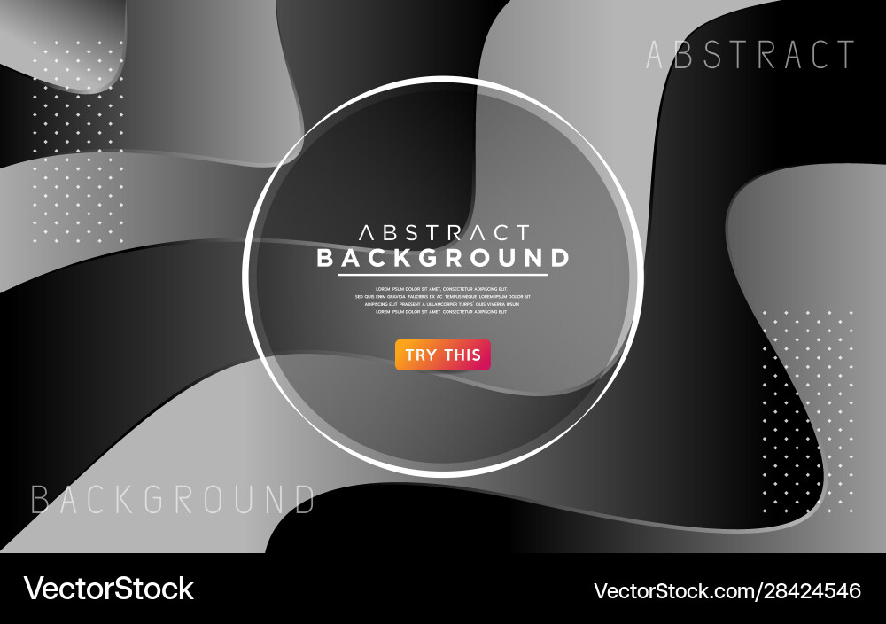 Dynamic colorful gradient textured style vector image