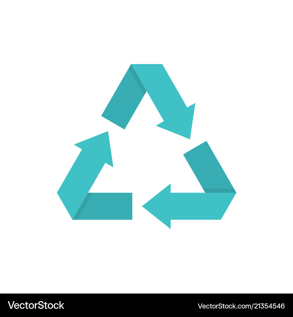 Eco recycled symbol Eco recycled symbol vector image
