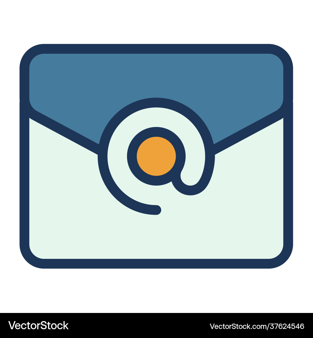Email internet message mail single isolated icon Email internet message mail single isolated icon vector image