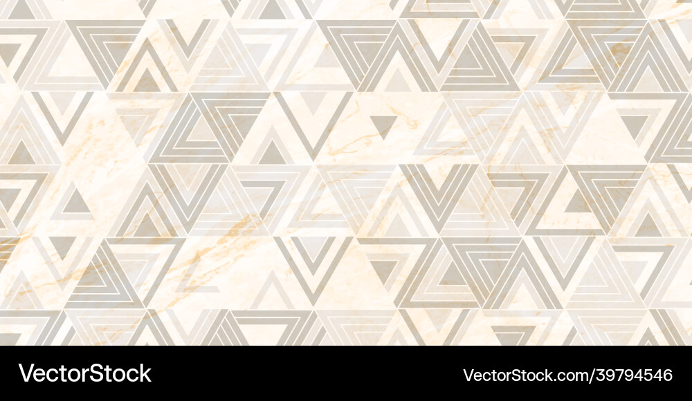 Geometric pattern with triangle shape and marble Geometric pattern with triangle shape and marble vector image
