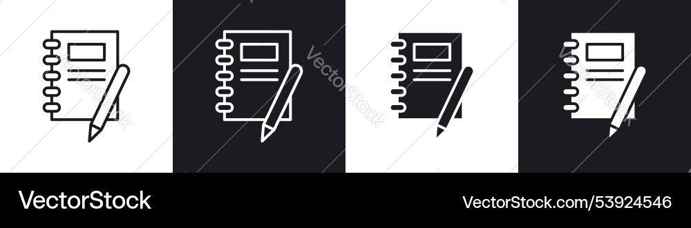 Notebook icon Vector Image