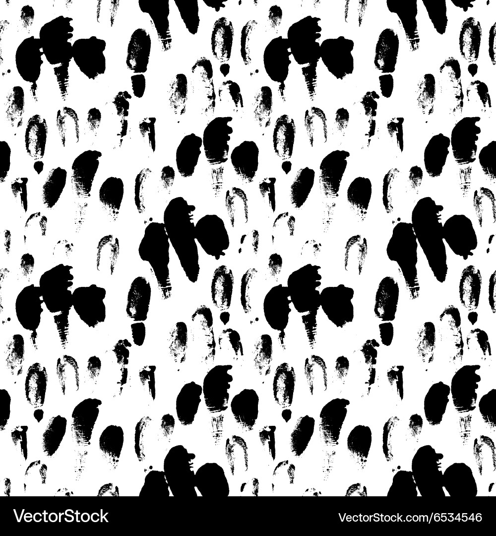 Seamless pattern with fingerprints vector image