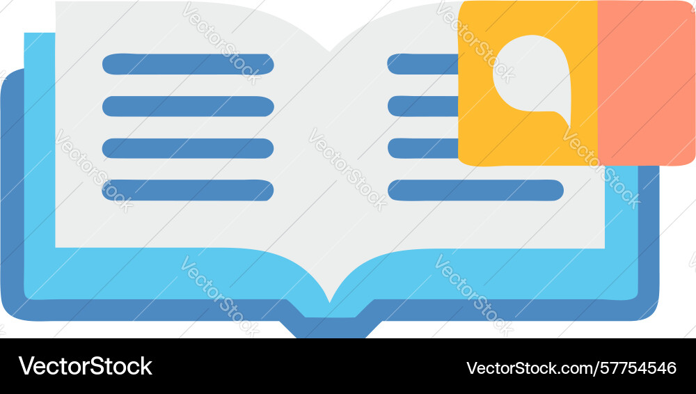 Structured document icon representing organized vector image