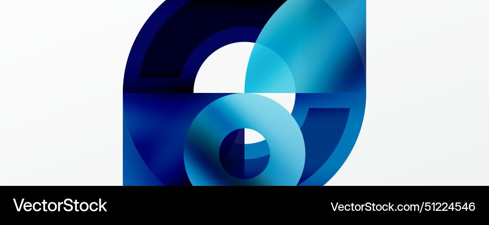 Trendy simple circle abstract background Trendy simple circle abstract background vector image