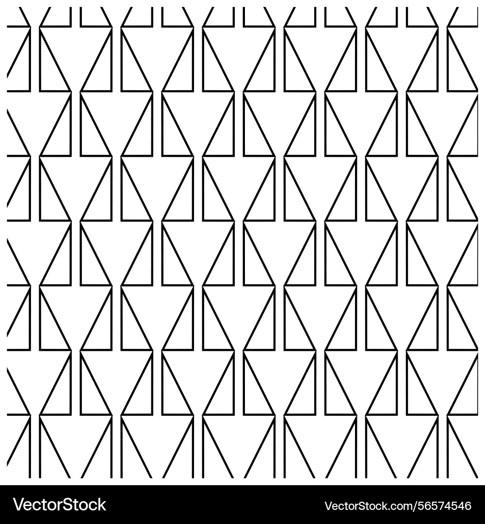 Triangle geometry seamless pattern graphic line Triangle geometry seamless pattern graphic line vector image