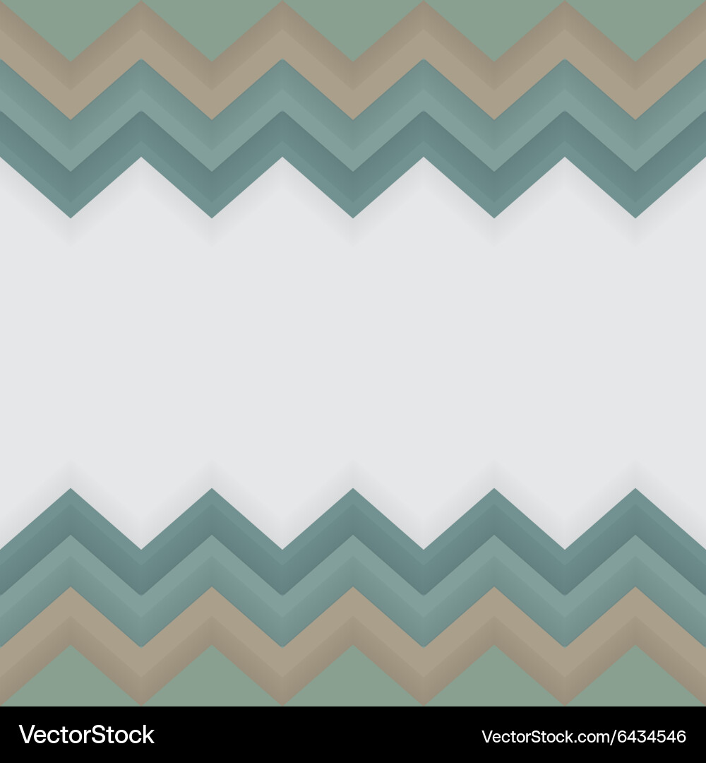 Zigzag pattern with white space for text or logo Vector Image