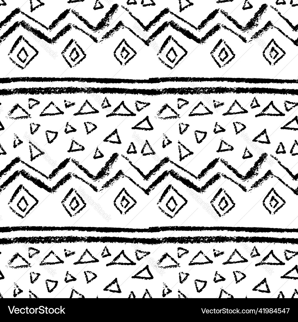 A set of seamless patterns with brushstrokes A set of seamless patterns with brushstrokes Vector Image