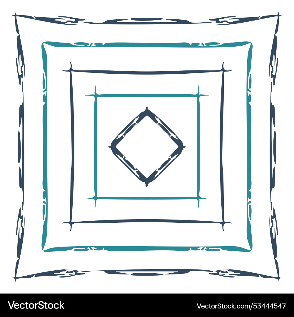 A set of simple design frames A set of simple design frames vector image