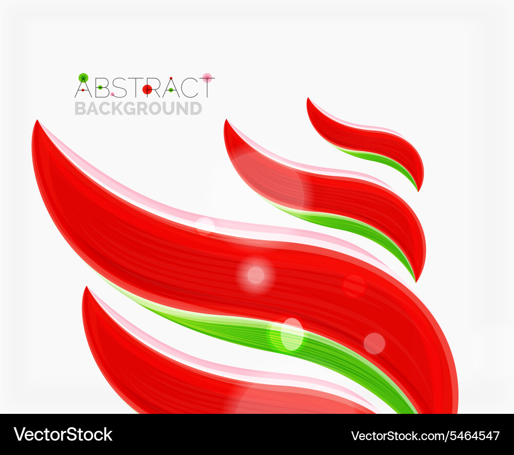 Abstract realistic solid wave background vector image
