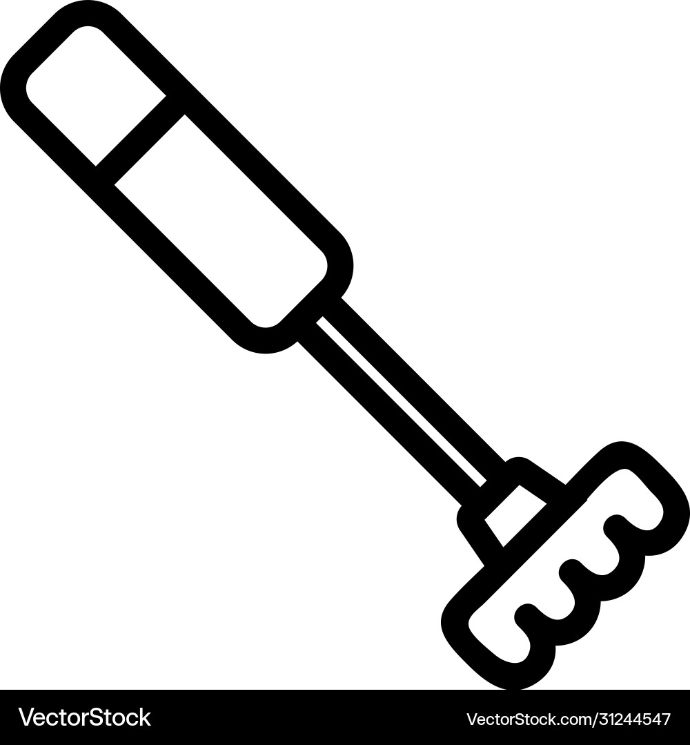 Automatic whisk mixer with handle icon Automatic whisk mixer with handle icon Vector Image