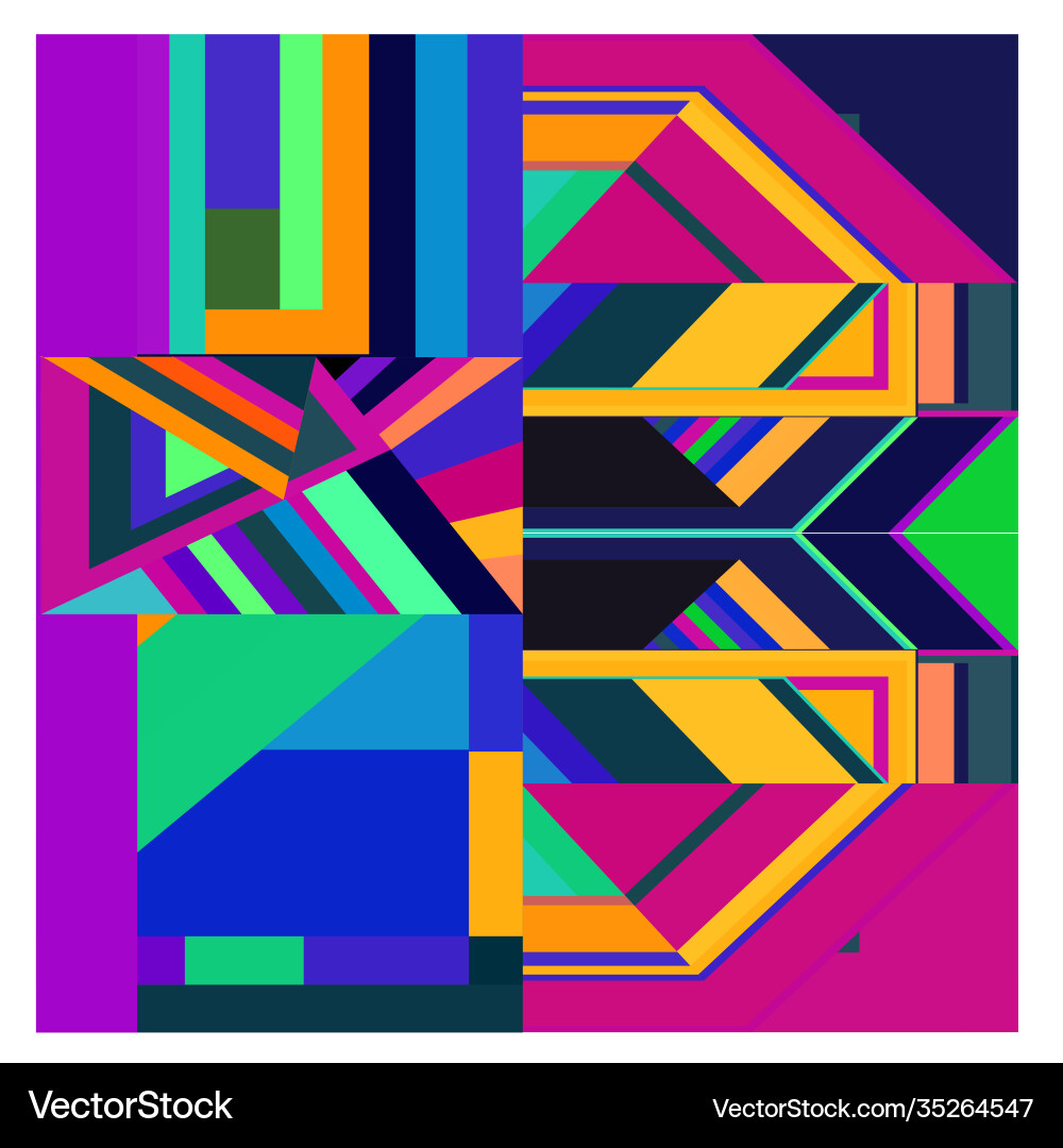Colorful geometric and curve background pattern Colorful geometric and curve background pattern Vector Image