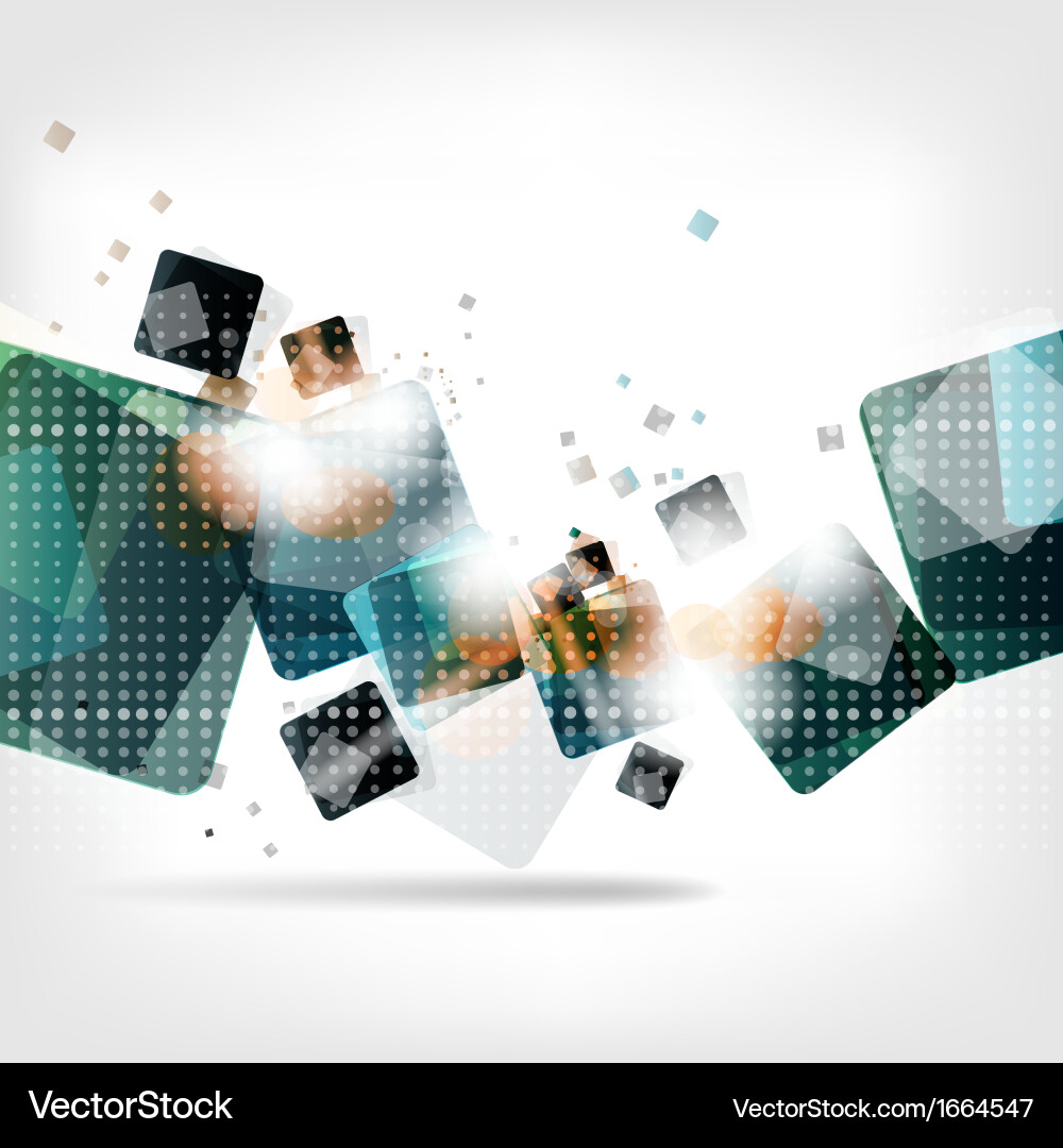 Dynamic Geometric Shape Background Vector Image