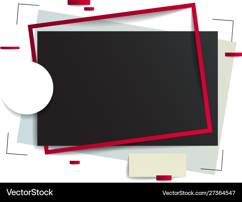Frame with copy space for text design template Frame with copy space for text design template Vector Image