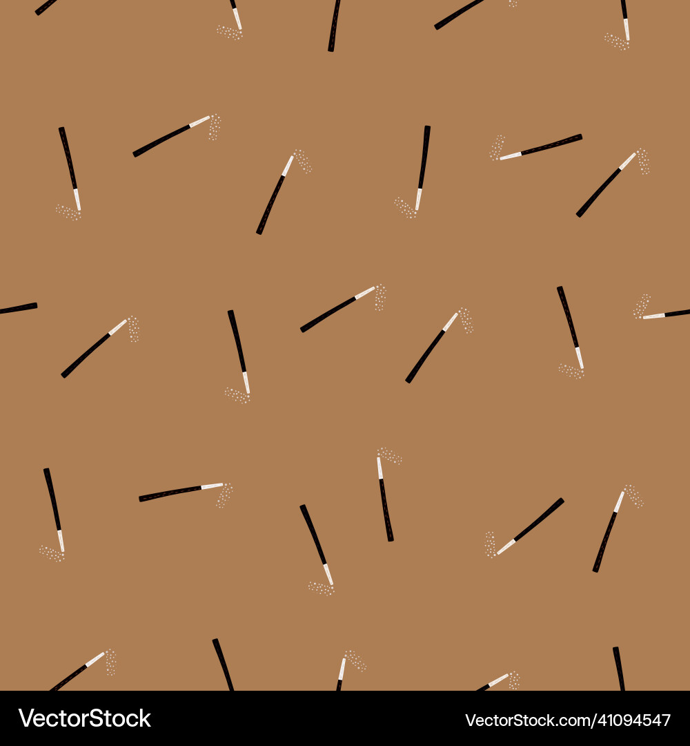 Magic wand seamless pattern background Vector Image