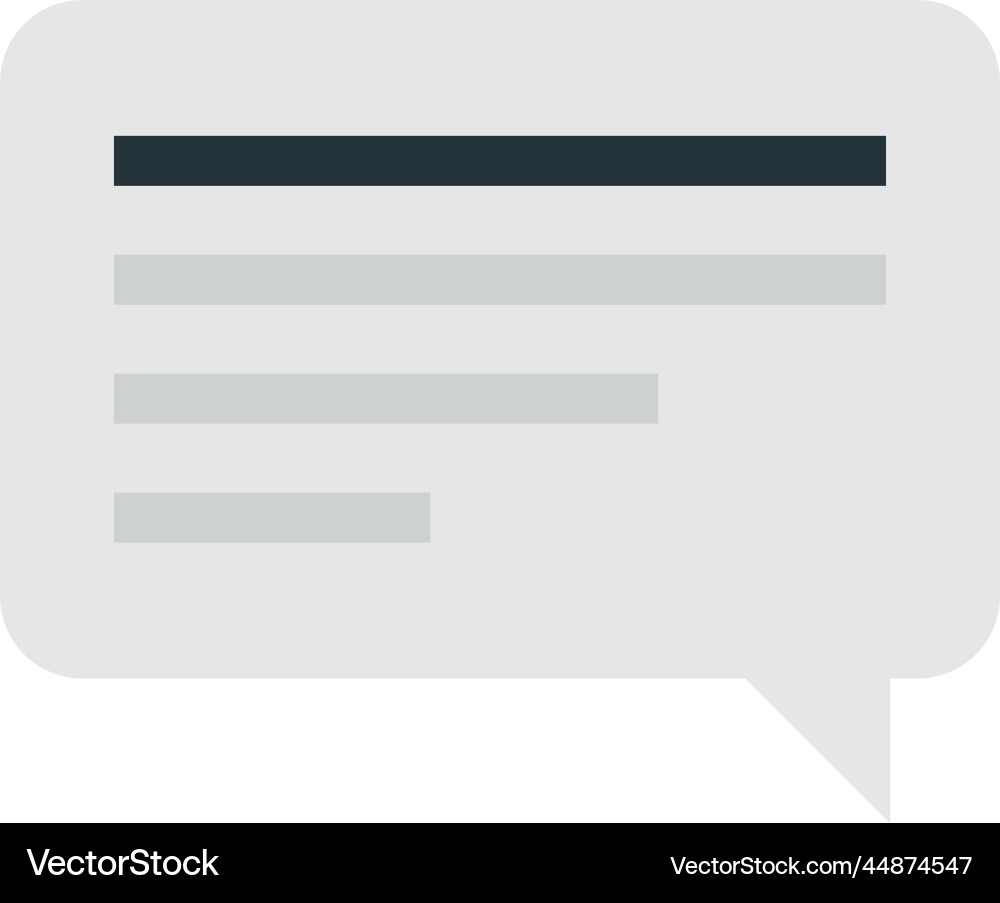 Message boxes and chats in minimal style Message boxes and chats in minimal style Vector Image