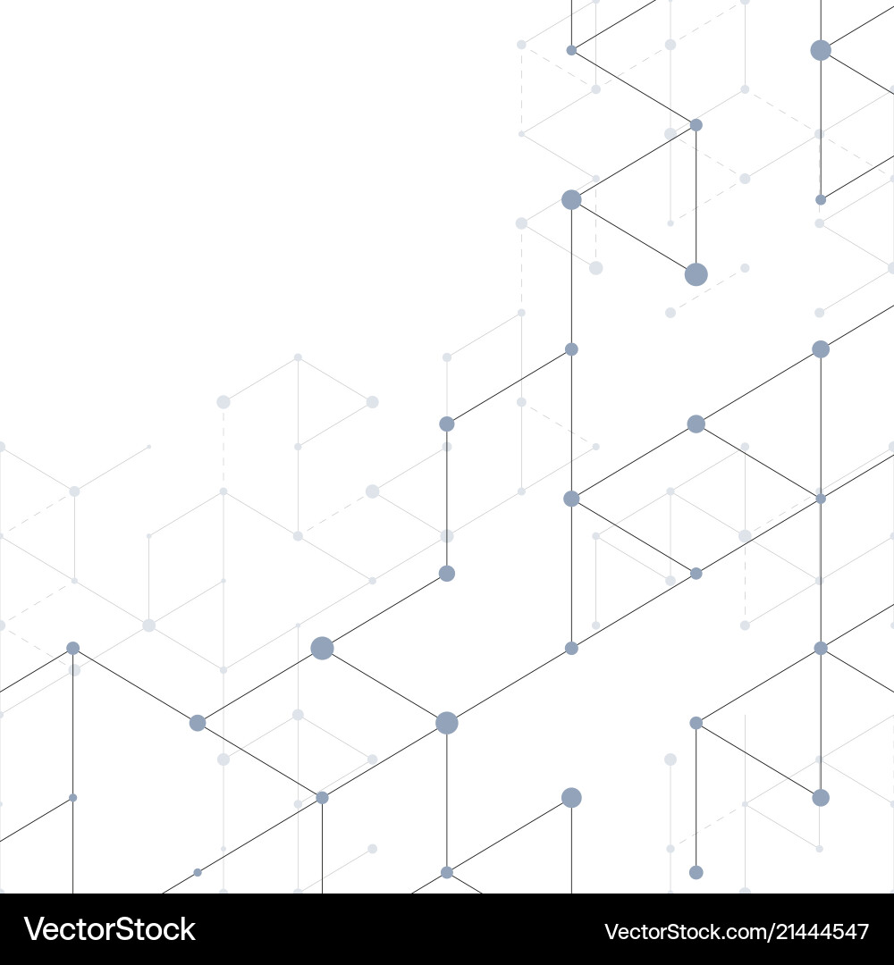 Modern line art pattern with connecting lines Modern line art pattern with connecting lines vector image