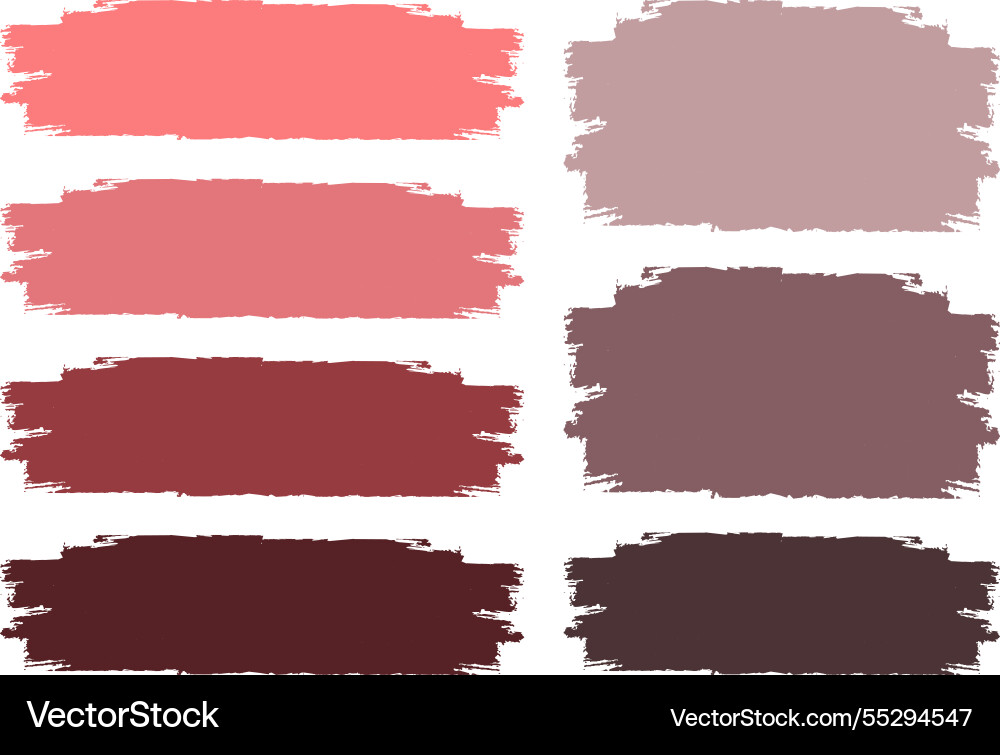 Rectangle banners soft colors frames set Rectangle banners soft colors frames set Vector Image