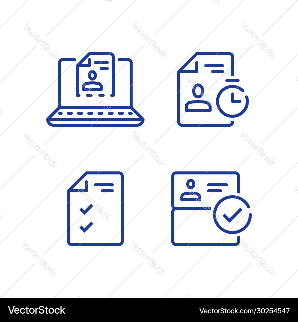 Submit document online distant service vector image