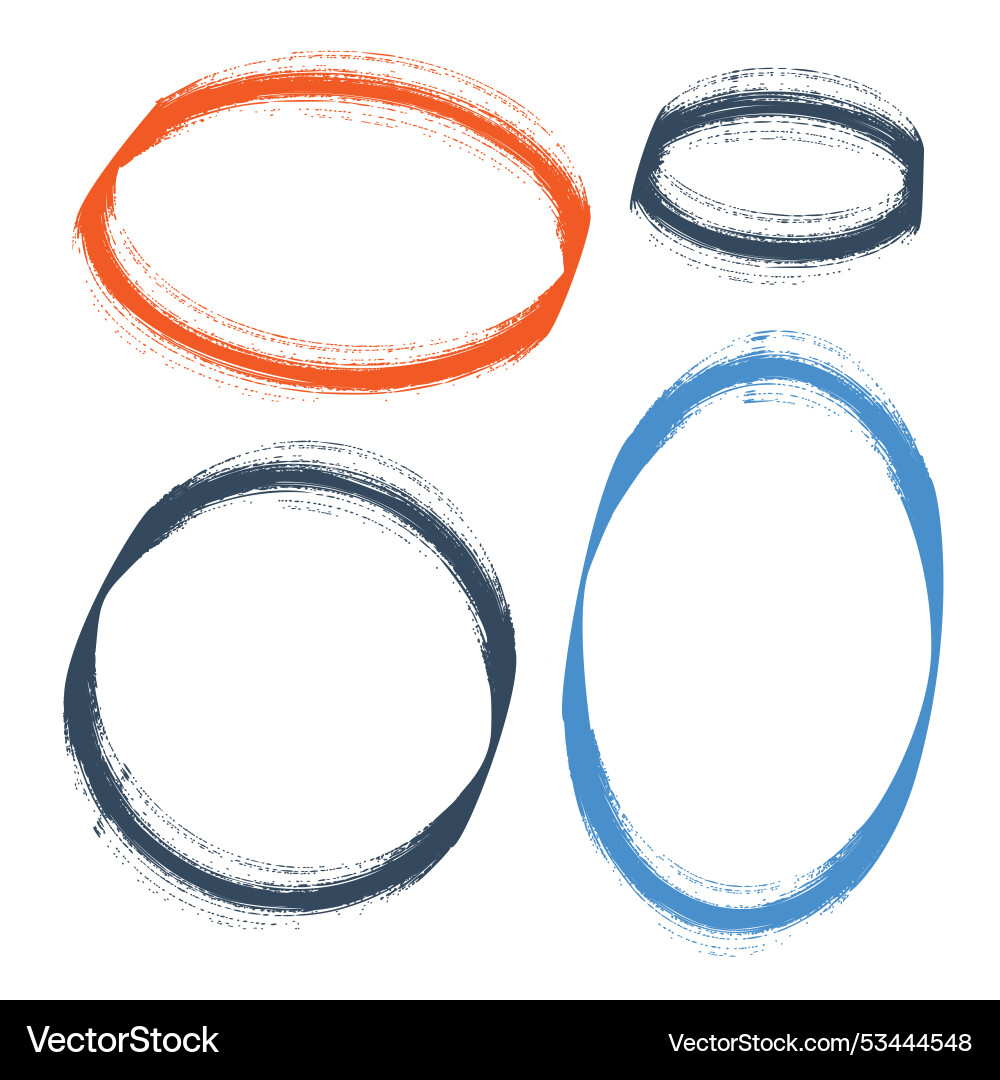 A set of simple design frames A set of simple design frames vector image