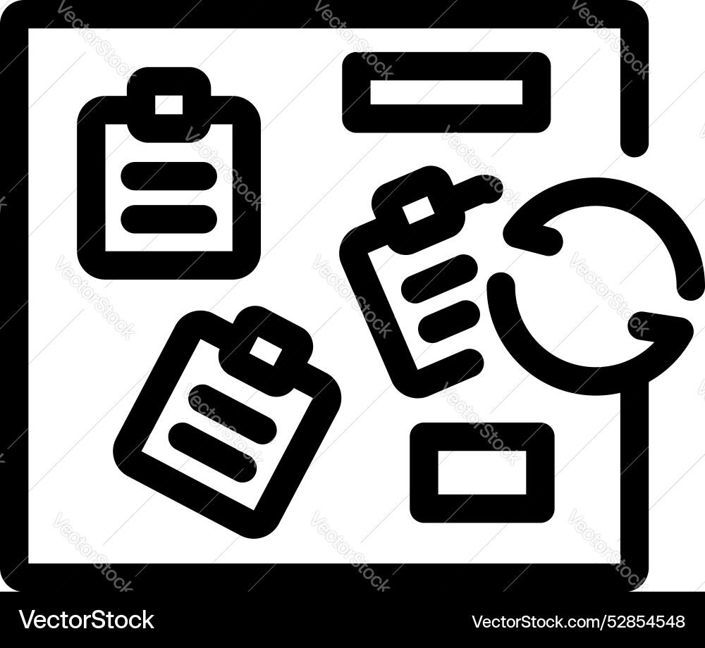 Agile methodology showing iterative development Agile methodology showing iterative development vector image