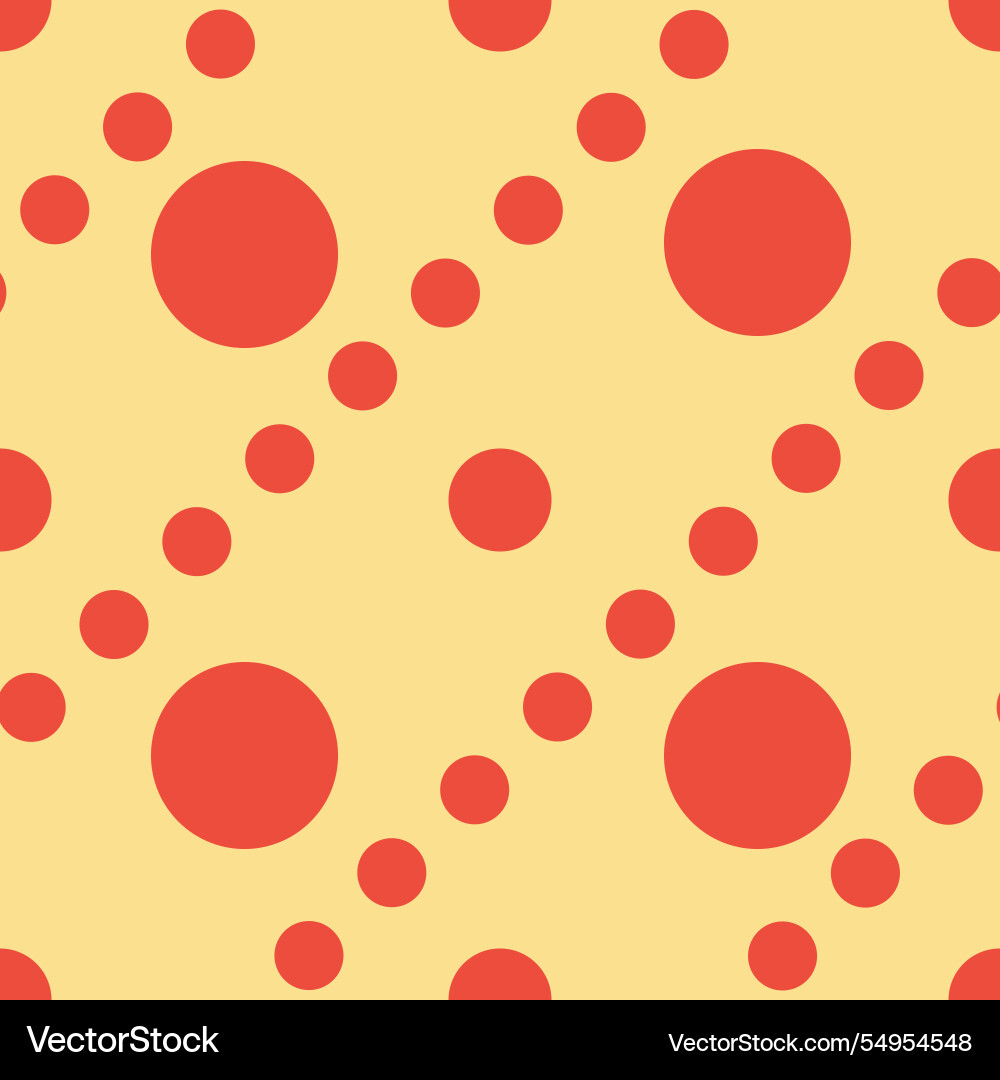 Big small polka dots diagonal seamless pattern Big small polka dots diagonal seamless pattern vector image