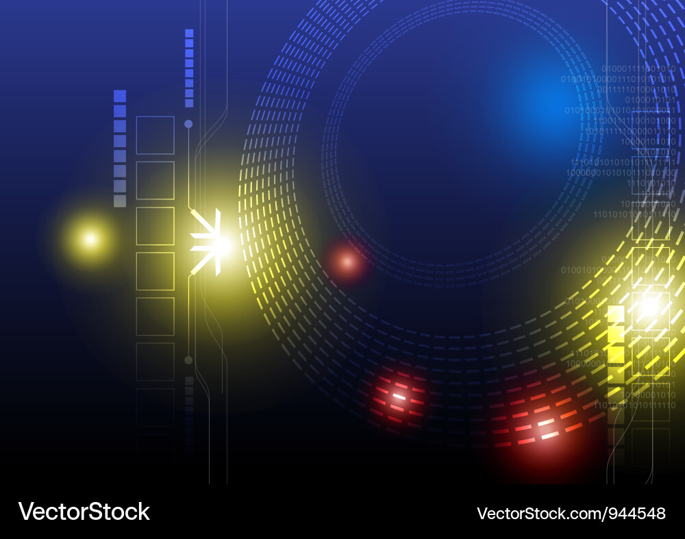 Digital Technology Background Vector Image
