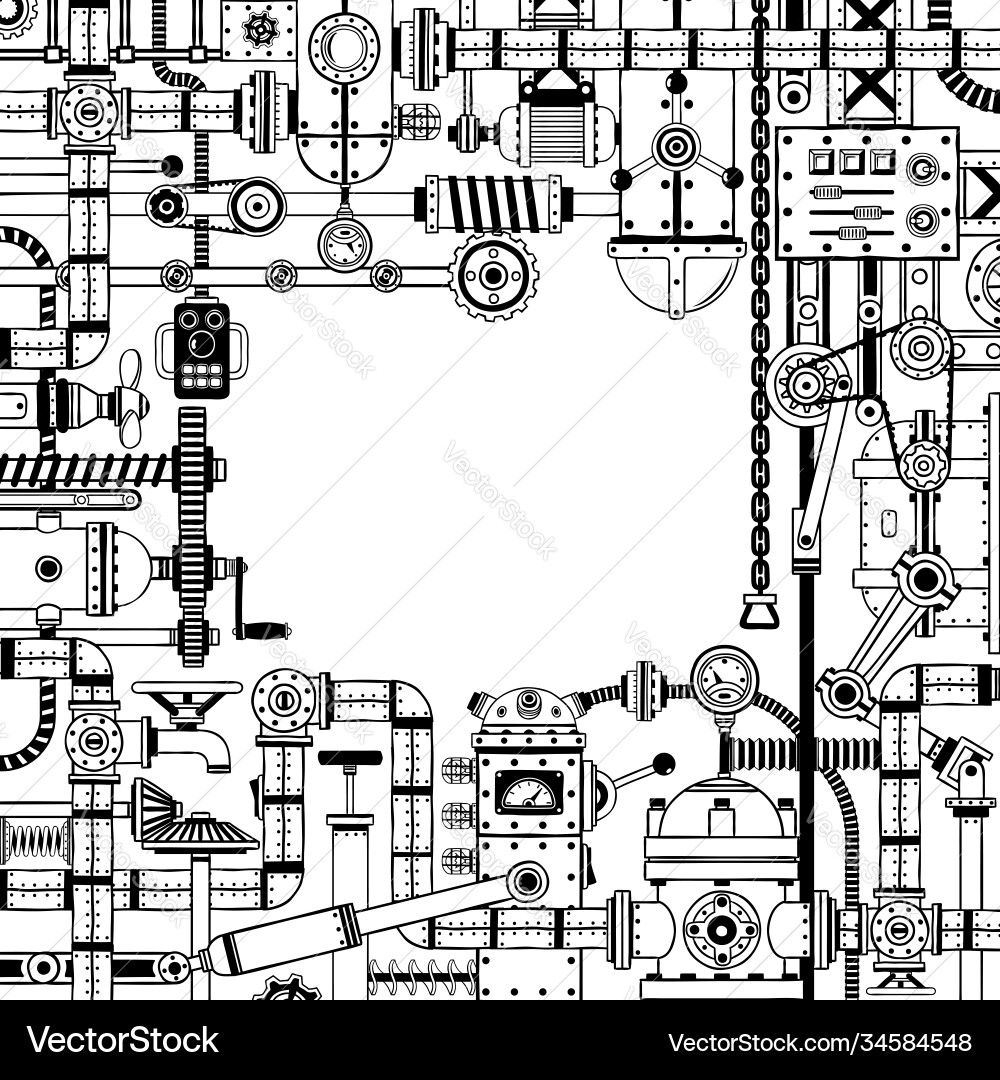 Doodle frame Doodle frame vector image