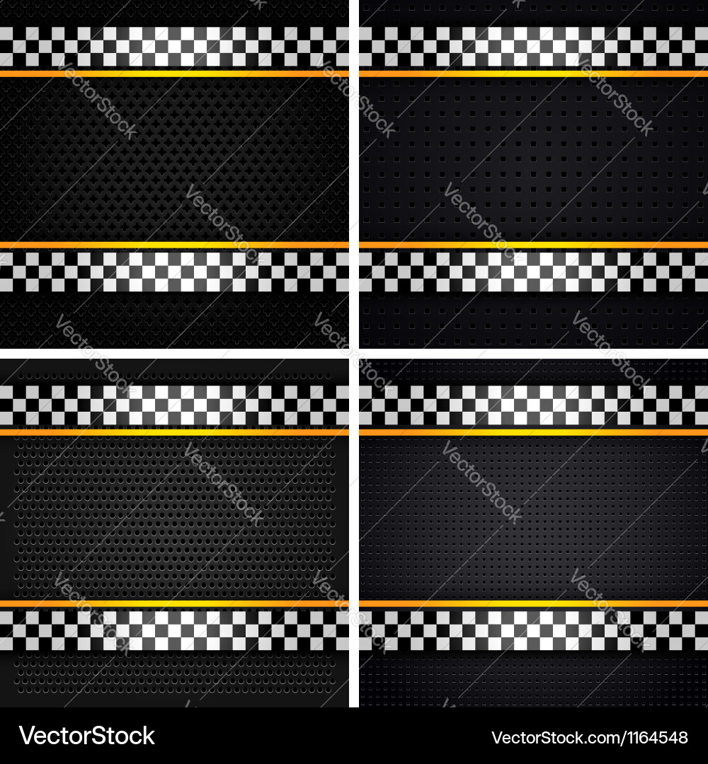 Metallic Perforated Sheets Pattern vector image