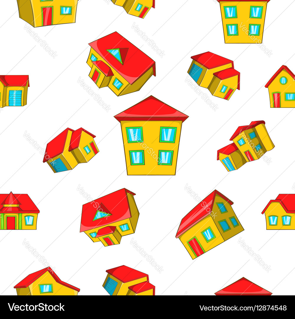 Structure pattern cartoon style vector image
