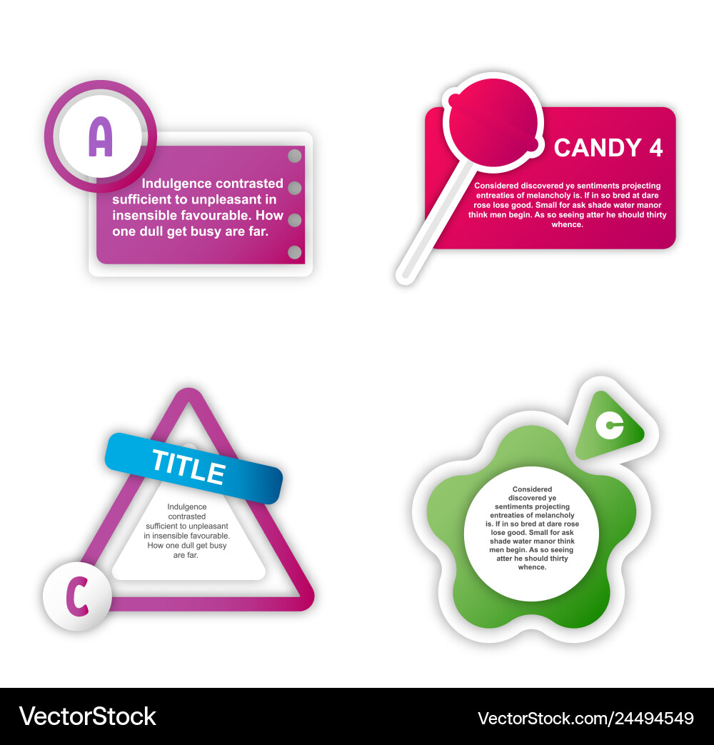 Abstract paper infographic internal and external Abstract paper infographic internal and external vector image