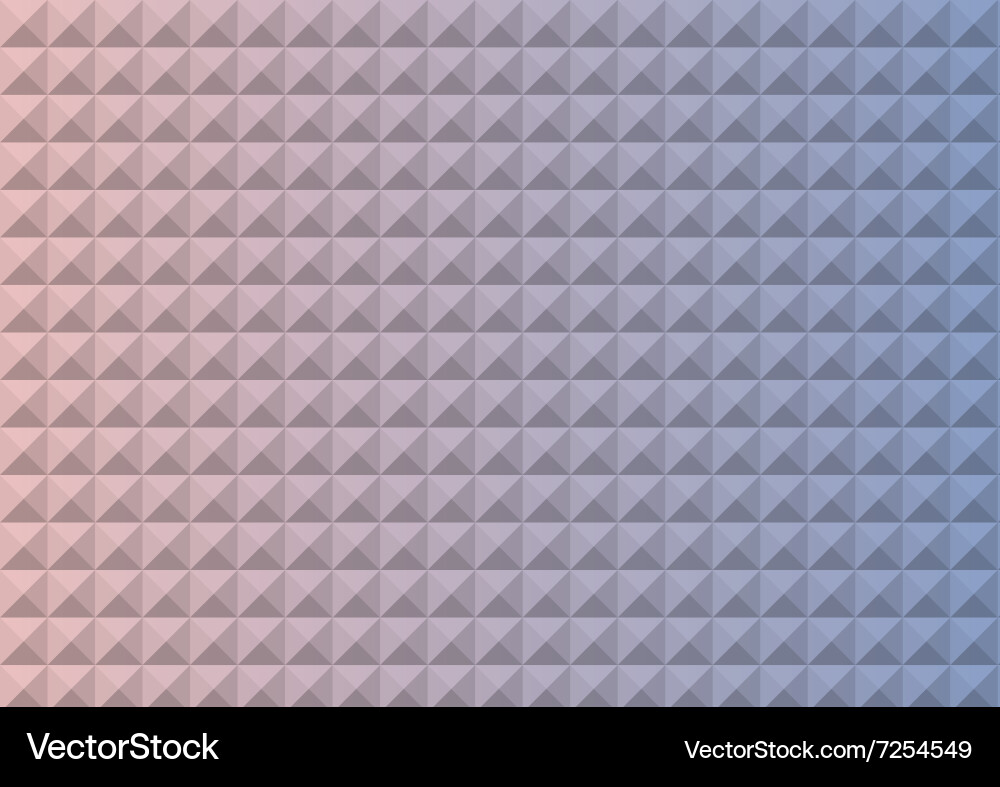 Gradient rose quartz and serenity colored triangle vector image