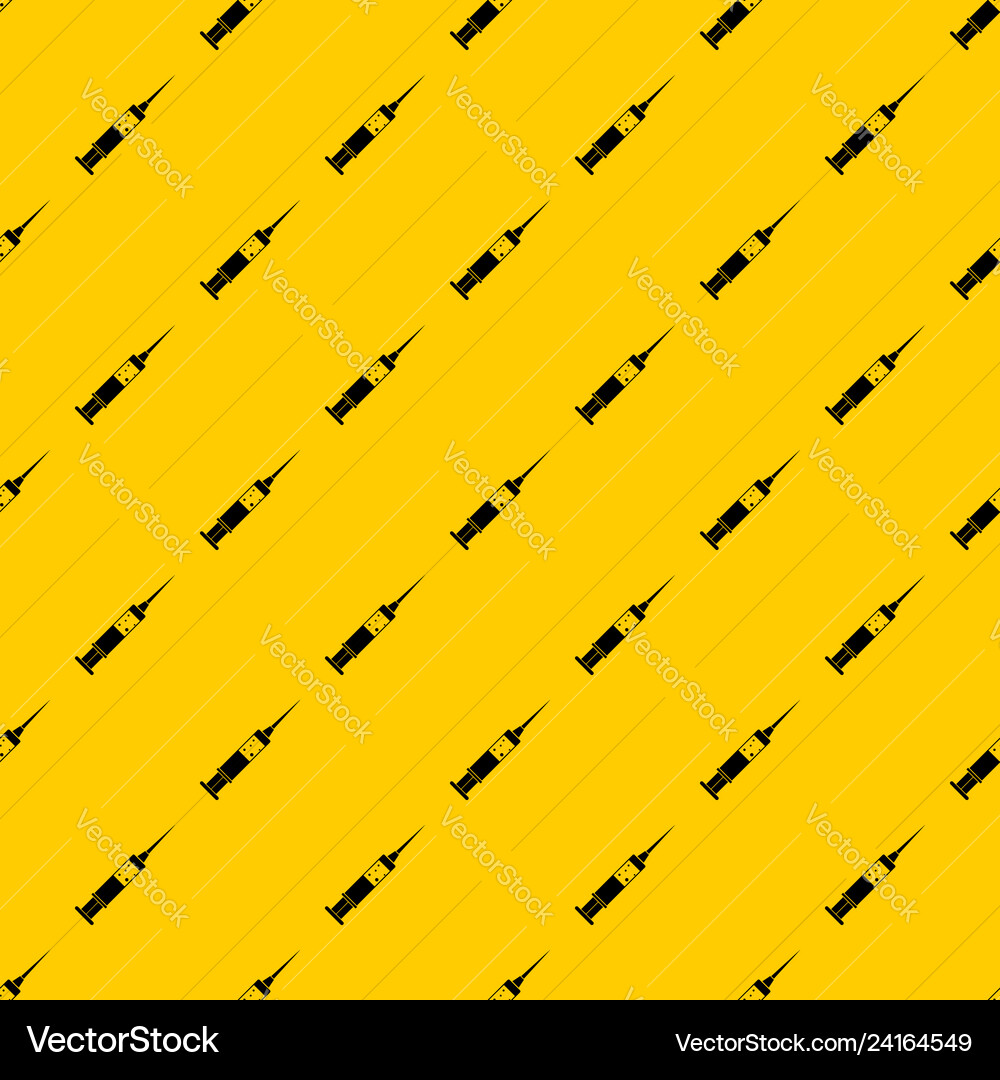 Injection syringe pattern Injection syringe pattern Vector Image