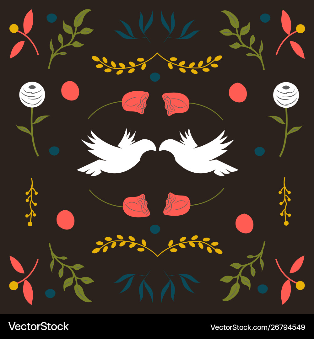 Nature pattern 10 vector image
