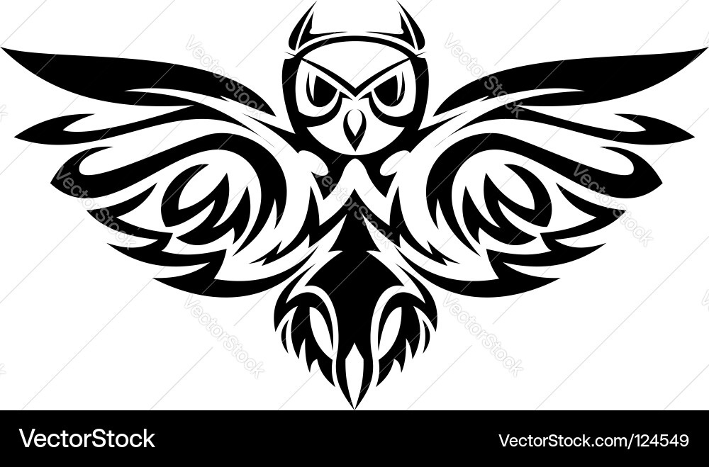 Owl symbol Royalty Free Vector Image - VectorStock