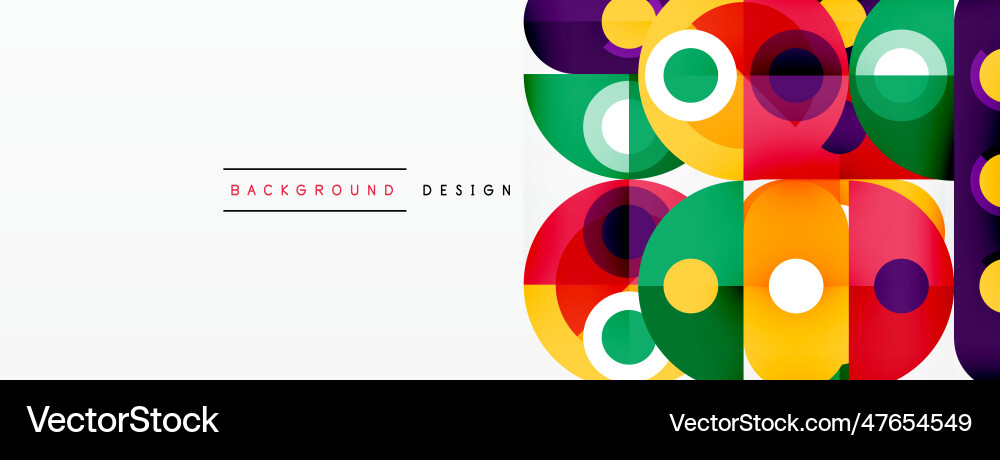 Simple circles and round elements pattern Vector Image