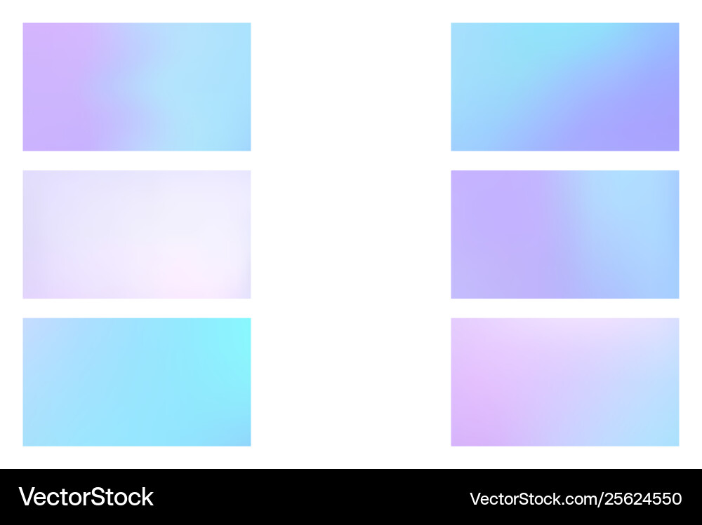 Abstract colored blurred gradient mesh background vector image