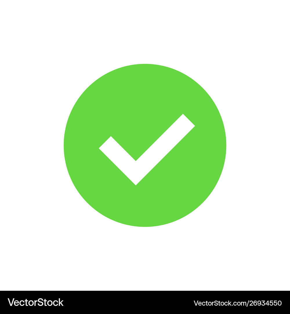Approved icon profile verification accept badge Approved icon profile verification accept badge vector image