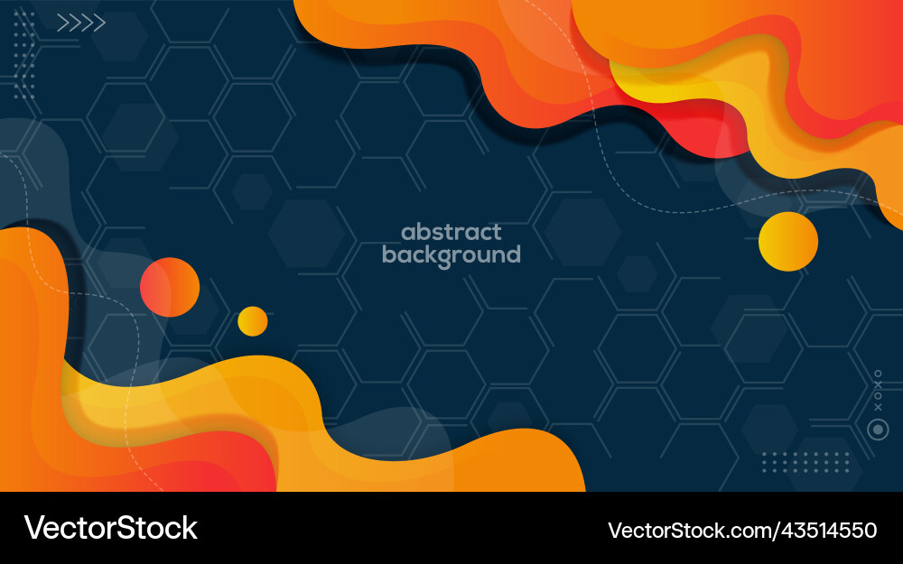Banner design with hexagon pattern Banner design with hexagon pattern vector image