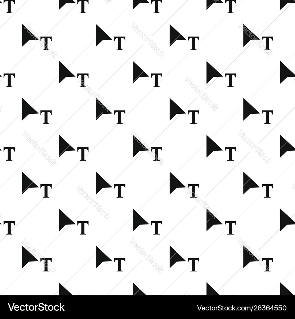 Cursor pattern seamless Cursor pattern seamless vector image